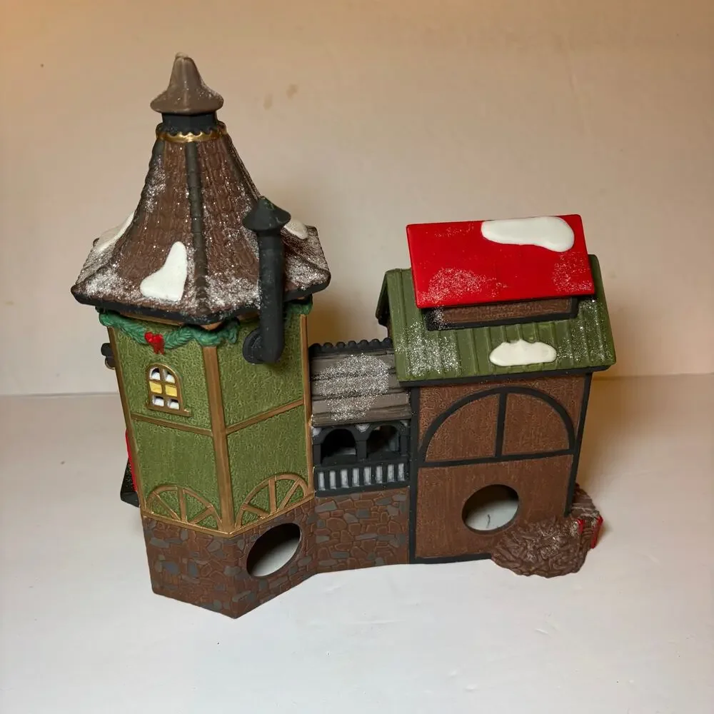 Vintage Department 56 North Pole Village Elfin Forge & Assembly Shop 1990s READ